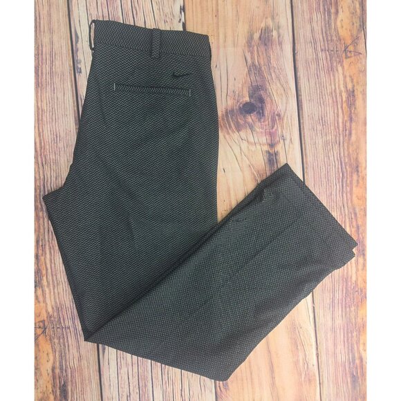 Nike Golf Tour Performance Dri-Fit Mens Pants 33x32 Chevron Print Nylon Blend - Picture 3 of 8